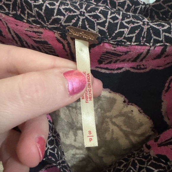 Women's Smell The Roses Printed Babydoll Mini Dress - Picture 6 of 6